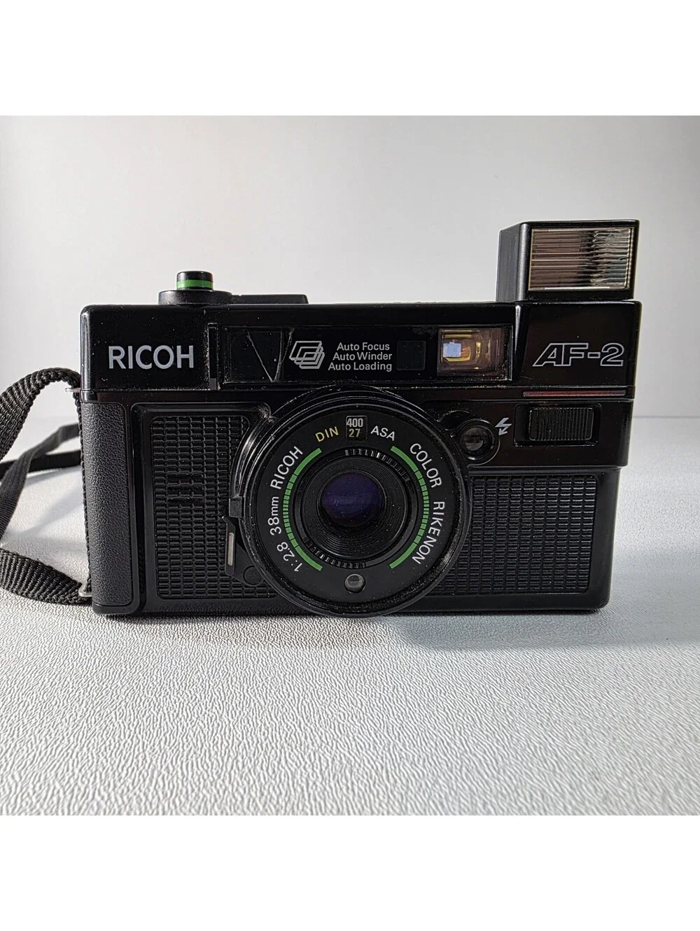 Ricoh AF-2 35mm Point & Shoot Film Camera with 38mm f/2.8 Rikenon Lens